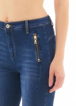 Skinny-Jeans Mit Hohem Bund Und Reißverschluss 7 Skinny-Jeans Mit Hohem Bund Und Reißverschluss -Liujo 8050885696531 offer UA2077D418878158 S AF N N 8 N