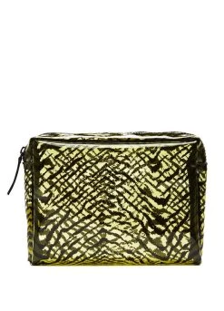 Geblümte Kosmetiktasche