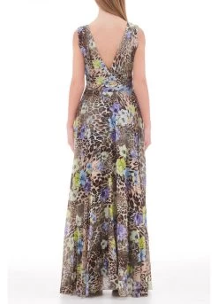 Langes Kleid Aus Seidengemisch -Liujo 8050885814546 offer CA2252T8851X0435 I AR N R 2 N