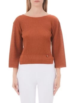 Top Mit überkreuzter Rückenpartie