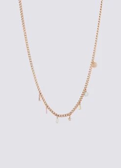 Halskette Mit Logo-Charms