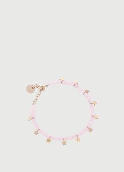 Rosa Armreif Mit Sternen