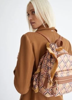 Bedruckter Rucksack Mit Tuch