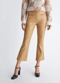 Schlaghose Aus Beschichtetem Gewebe