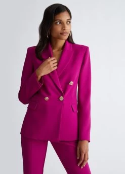 Zweireihiger Stretch-Blazer
