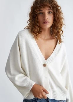 Cardigan Aus Kaschmir-Gemisch -Liujo 8054944103275 CF3203MA62EX0256 I AD N N 3 N