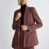 Blazer Im Hahnentrittmuster -Liujo 8054944112406 MF3116J4050Q9587 I AF N R 1 N