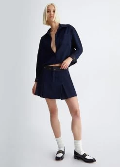 Hemdbluse Aus Twill -Liujo 8054944113731 MF3348T422493921 I AO N B 5 N