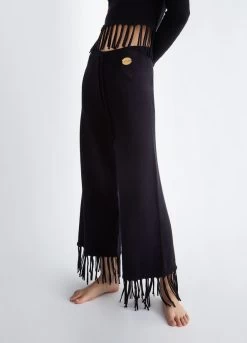 Hose Mit Fransen
