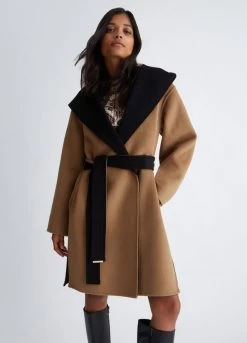 Wendemantel Aus Wollgemisch