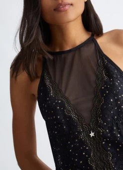 Top Aus Spitze Und Tüll 9 Top Aus Spitze Und Tüll -Liujo 8054944142267 5F3073J193122222 I AD N N 3 N