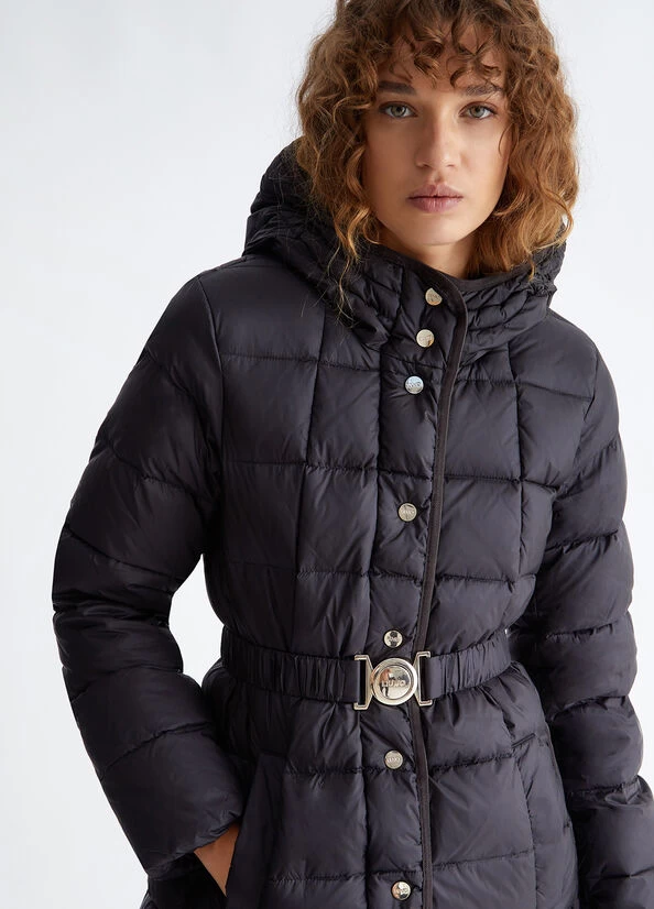 Wattierte Jacke Mit Gürtel 5 Wattierte Jacke Mit Gürtel – Bild 3