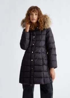 Liujo 9 Wattierte Jacke Mit Gürtel