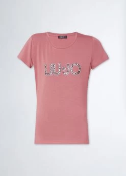 T-Shirt Mit Animal-Logo 11 T-Shirt Mit Animal-Logo -Liujo 8054944313131 5F3116J5360Q9799 S AF N N 6 N