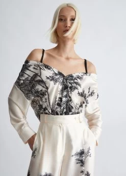 Bluse Mit Carmen-Ausschnitt