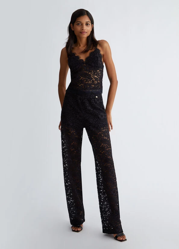 Schwarzes Top Aus Makramee-Spitze 6 Schwarzes Top Aus Makramee-Spitze – Bild 4