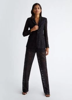 Schwarzer Blazer Aus Spitze 10 Schwarzer Blazer Aus Spitze -Liujo 8054944507127 JF3080J468422222 I AO N B 5 N