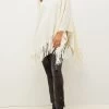 Poncho Mit Fransen -Liujo 8055130540195 offer JF2044MAOOF00092 I AF N B 1 N