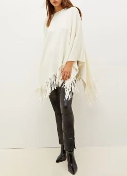 Poncho Mit Fransen
