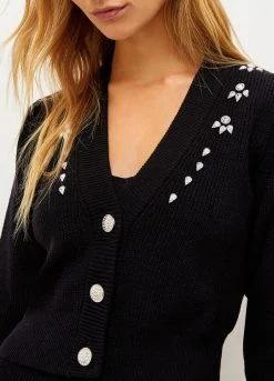 Cardigan Mit Schmuckstickereien -Liujo 8055130617859 offer JF2066MAG2722222 S AF N N 3 N