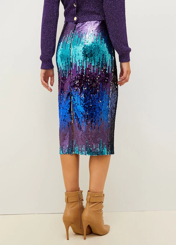 Midirock Mit Pailletten 4 Midirock Mit Pailletten – Bild 2