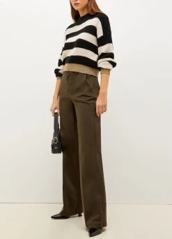 Streifenpullover Mit Lurex