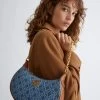 Schultertasche Aus Jacquard-Denim 1 Schultertasche Aus Jacquard-Denim -Liujo 8055130681058 AF3110T977900770 I AO N B 5 N