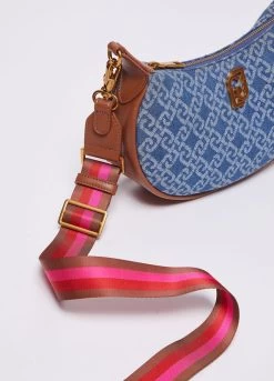 Schultertasche Aus Jacquard-Denim 12 Schultertasche Aus Jacquard-Denim -Liujo 8055130681058 AF3110T977900770 S AD N N 11 N