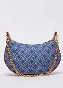 Schultertasche Aus Jacquard-Denim 11 Schultertasche Aus Jacquard-Denim -Liujo 8055130681058 AF3110T977900770 S AR N N 8 N