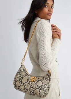 Schultertasche In Python-Optik