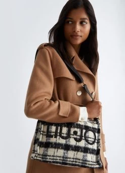 Umhängetasche Mit Karomuster