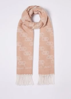 Stola Mit Jacquard-Logo -Liujo 8055130696786 2F3079T030000070 S AF N N 6 N