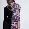 Mehrfarbige Geblümte Stola