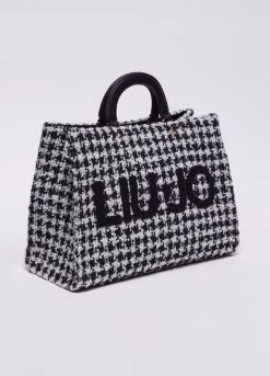 Handtasche Im Hahnentrittmuster 10 Handtasche Im Hahnentrittmuster -Liujo 8055130718068 AF3298T653409E64 S AL N N 7 N