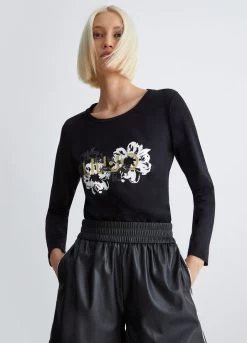 Nachhaltiges T-Shirt Mit Blumenprint