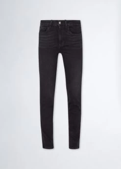 Schwarze Skinny-Jeans Mit Strass -Liujo 8055130746351 UF3013D461587353 S AF N N 6 N