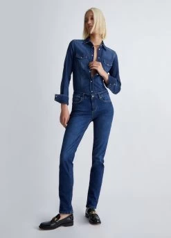 Jeanshemd 12 Jeanshemd -Liujo 8055130751669 UF3048D405177917 I AO N B 5 N