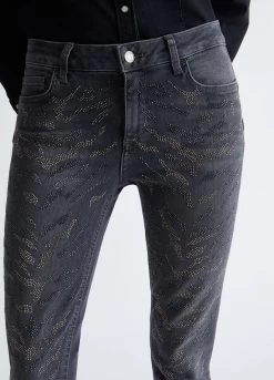 Skinny-Jeans Mit Strass -Liujo 8055130752437 UF3001D484887359 I AD N N 3 N