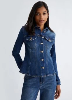 Nachhaltiger Blouson Aus Denim