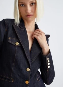 Blazer Aus Denim -Liujo 8055130754219 UF3072D309277000 I AD N N 3 N