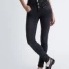 Schwarze Skinny-Jeans