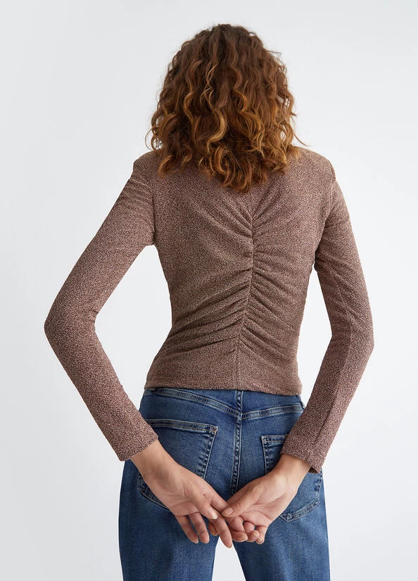 T-Shirt Aus Lurex®-Jersey 4 T-Shirt Aus Lurex®-Jersey – Bild 2