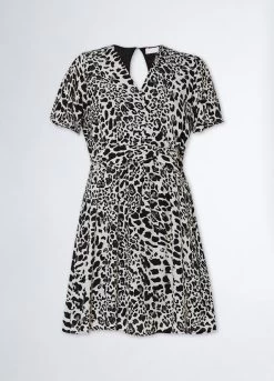 Kurzes Animal-Kleid 11 Kurzes Animal-Kleid -Liujo 8055130929433 WF3184T3617Q9728 S AF N N 6 N