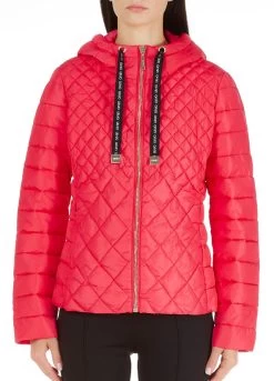 Gesteppte Daunenjacke Mit Kapuze