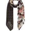 Geblümtes Tuch Mit Monogramm-Logo -Liujo 8057590281878 offer 2F2037T030022222 S AF N B 1 N