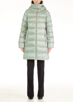 Gesteppte Daunenjacke Aus Funktionsgewebe