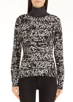 Rollkragenpullover Aus Lurex®