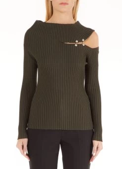 Nachhaltiger Pullover Mit Schmuckaccessoire