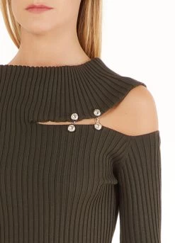 Nachhaltiger Pullover Mit Schmuckaccessoire -Liujo 8057590580797 offer CF2177MS99E90509 S AF N N 3 N