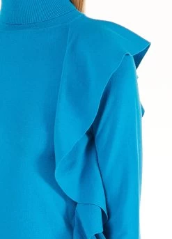 Nachhaltiger Rollkragenpullover Mit Rüschen 7 Nachhaltiger Rollkragenpullover Mit Rüschen -Liujo 8057590581923 offer CF2100MS99E84432 S AF N N 3 N